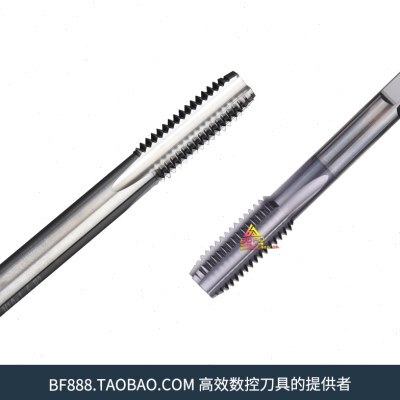 /用钨钢M8MM5/M4硬质直丝锥M6 合金M2/机/ 12/丝攻//1014/MM3槽/M