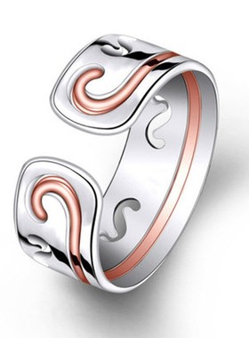 抖音银饰可拆卸紧箍咒戒指女至尊B宝悟空金箍二合一对戒男情侣一