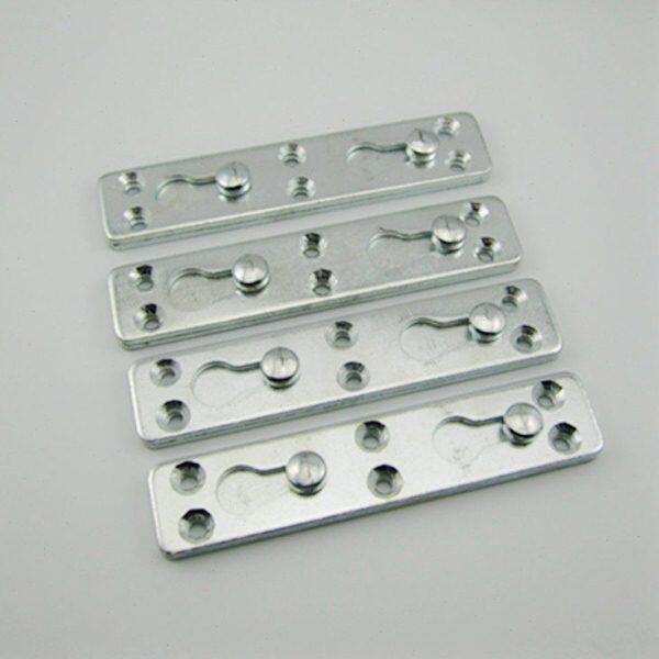 床配件铰链床铁床床床木床插接家具   连接件  角码连床挂件