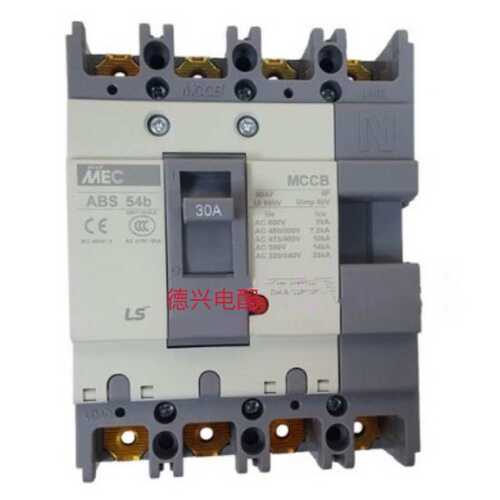 LS产电断路器 ABE-54b ABS-54b 4P 50A 40A 30A 微型断路器