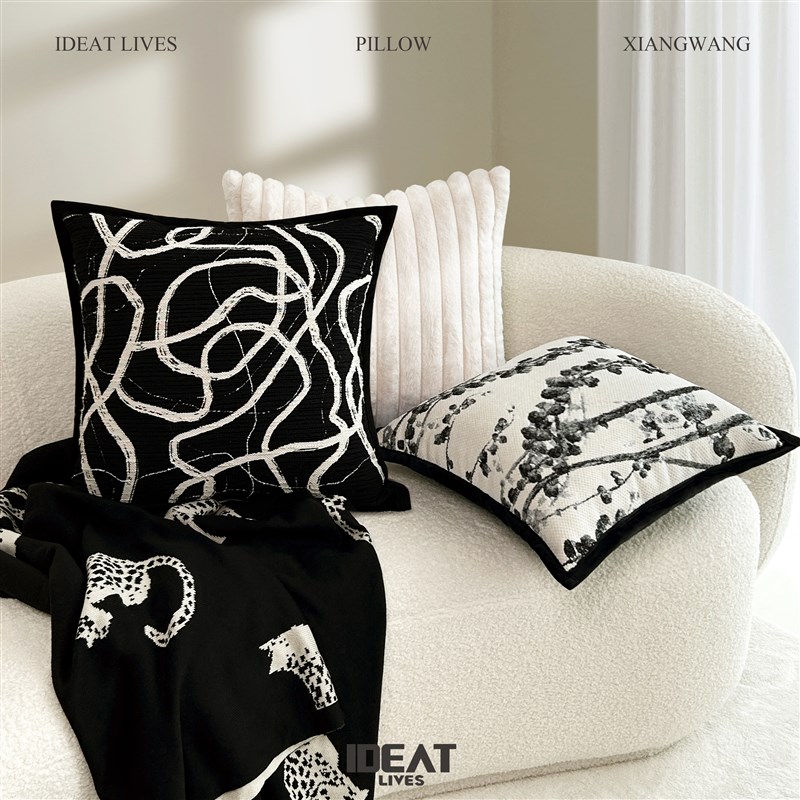 现代轻奢高端客厅沙发抱枕抱枕套民宿酒店靠背枕卧室W床头飘窗靠