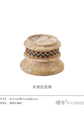 北欧简约现代轻奢艺术烛台摆件家居样B板间样品屋展示中心客厅玄