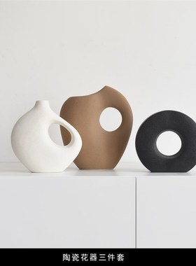 现代格调高级感大地色艺术软装饰品摆G件高档轻奢家居客厅酒柜摆