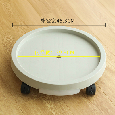 带刹车万向轮移动花o盆托盘接水盘可移动塑料加厚种绿植底座带轮