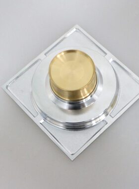 弹簧下水管50芯自封回封口配件螺纹防臭排水埃美柯铜芯芯地漏