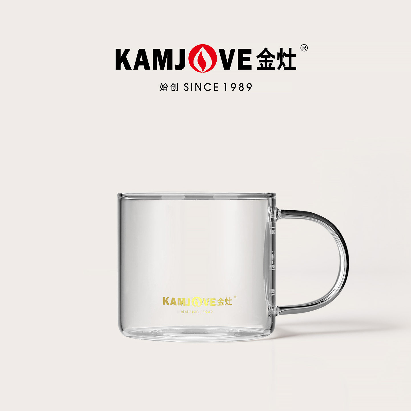 金灶HT-001耐热玻璃茶杯大容量煮茶杯单杯配件家用饮水杯牛奶杯