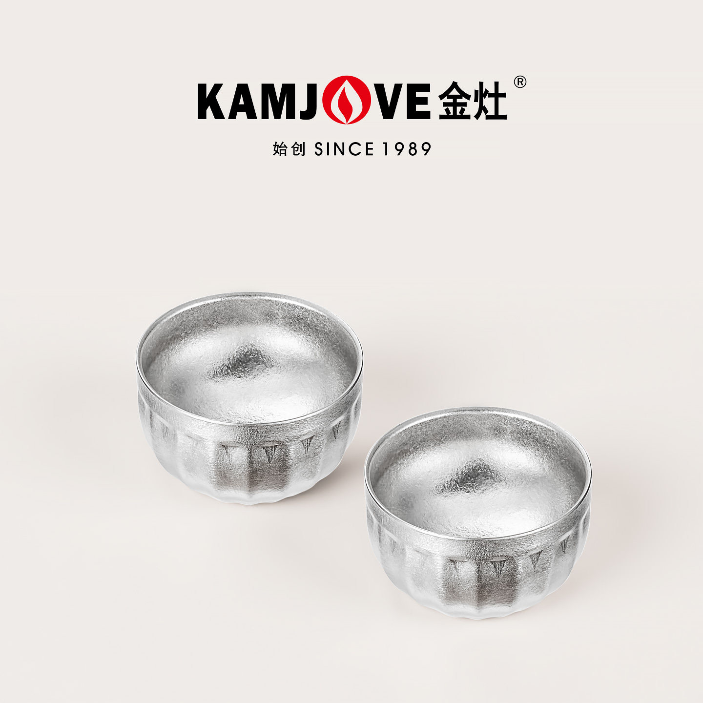 金灶T-23F纯钛双层茶杯户外喝茶专用杯子家用防烫功夫茶杯品茗杯