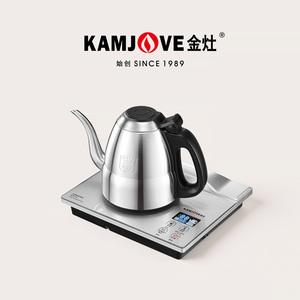 金灶F7银色全自动上水烧水壶煮茶炉家用不锈钢电热水壶保温一体