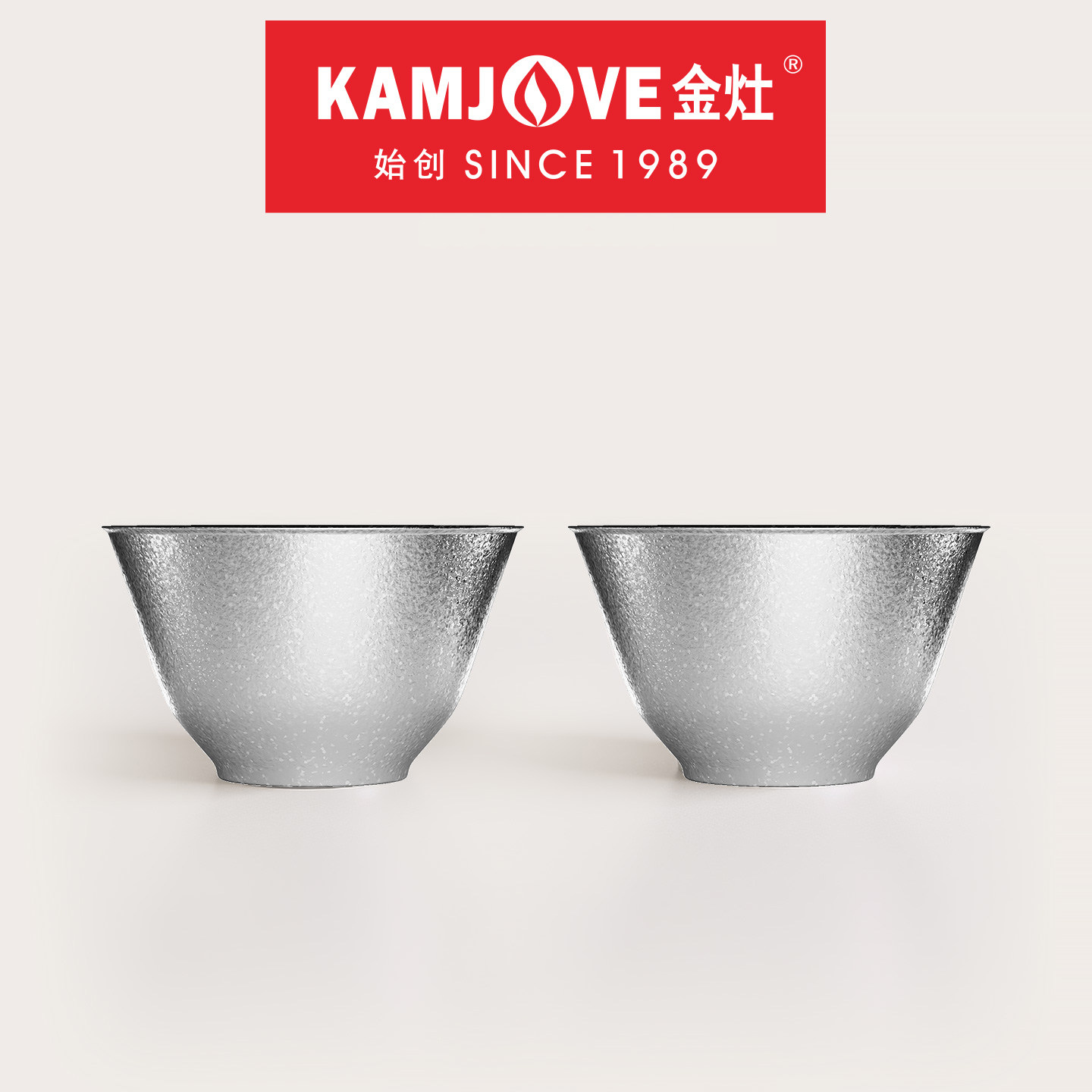 金灶T-32F纯钛双层防烫茶杯主人杯办公室喝茶专用品茗杯功夫茶杯