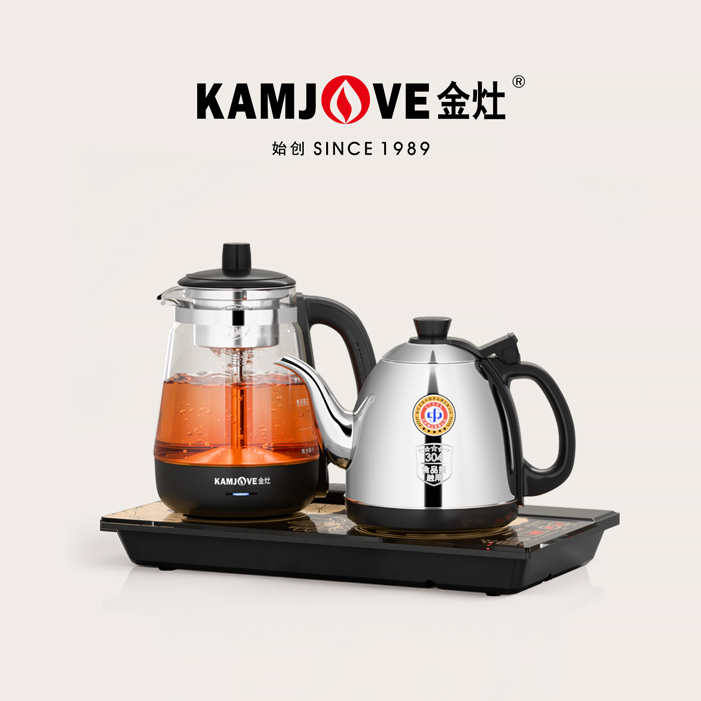 金灶全自动烧水壶台嵌两用煮茶壶