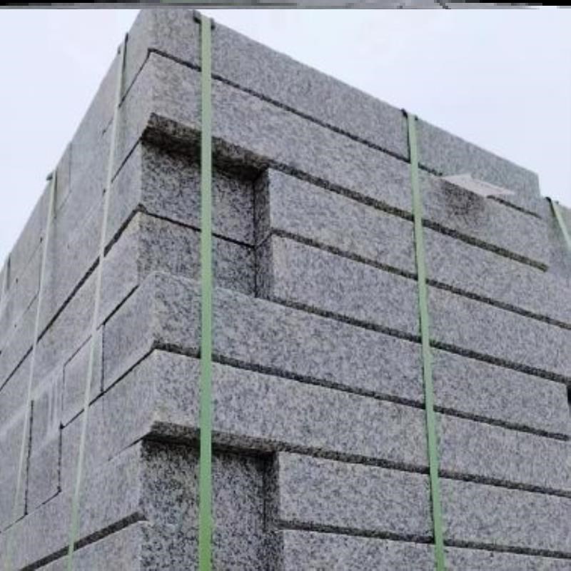 花岗岩石材干挂多色大理石黑火烧麻石厂家台阶白灰生W态石板地铺