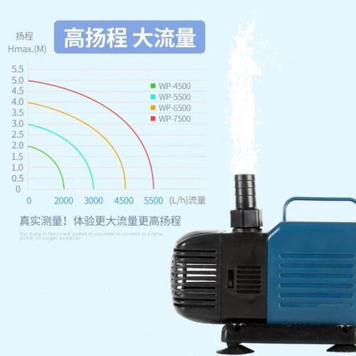 鱼缸潜水泵器0BO-55养鱼0下滤SE过滤泵W大功率抽水P循环鱼池