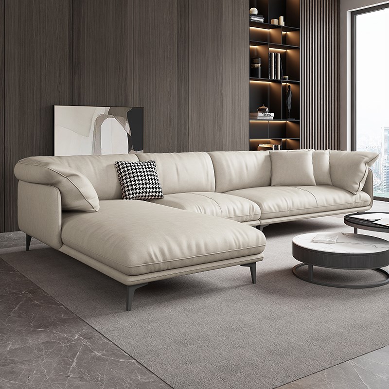 意式极简科e技布艺全拆洗洗贵妃沙发组合现代轻奢风沙发家用大小