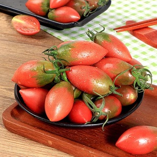 紫弹头小番茄新鲜采摘水果酸甜脆口多汁圣女果