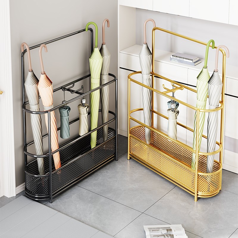 雨伞架入户门口铁艺放伞架v子酒店大堂商用雨伞沥水架简约雨伞架