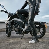 男女定制版 越野摩托车骑行弹力裤 护膝护跨防摔裤 机车赛车休闲皮裤