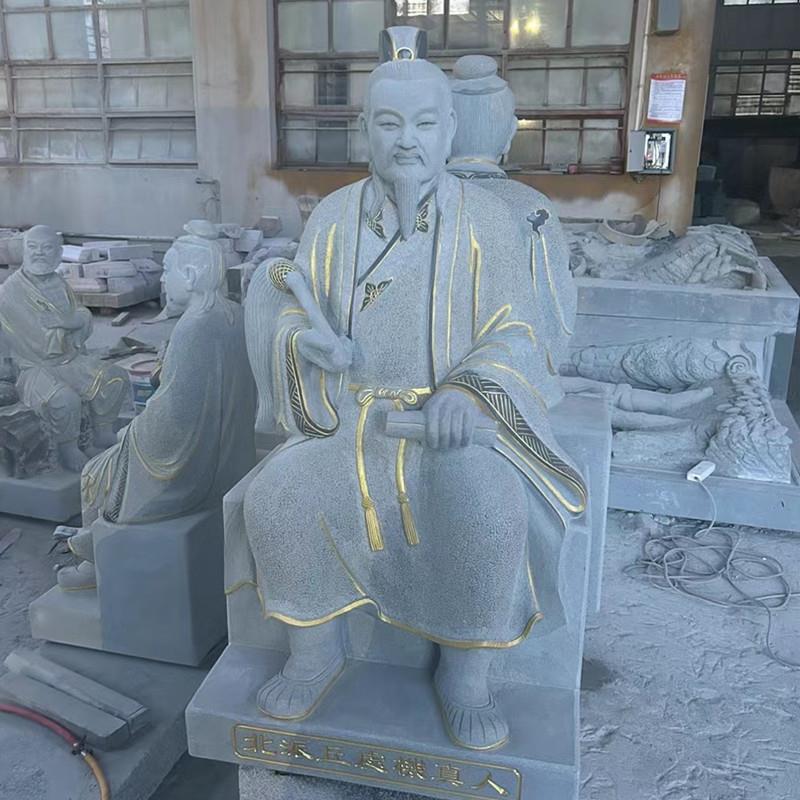 石雕古代人物雕塑大理石太乙真人雕像汉白玉景点南北派真人雕像