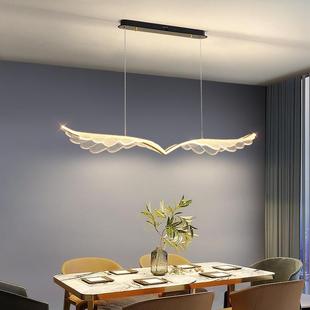 年餐厅吊灯茶房轻奢2024灯具导光板亚克力新款创意后现代灯餐厅灯