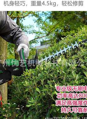 TPHD5827东脉电动单双刃绿篱机采茶机充电式修剪机园林绿化修枝剪