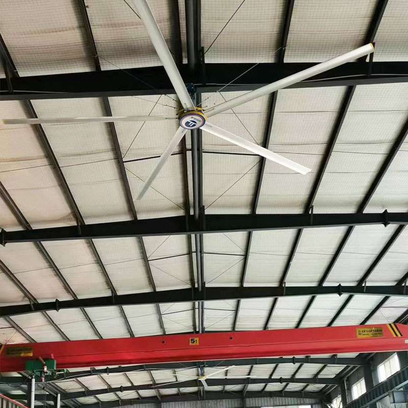 巨驰永磁吊扇工业超大型功率风力工厂车间仓库电扇7米体育馆风扇