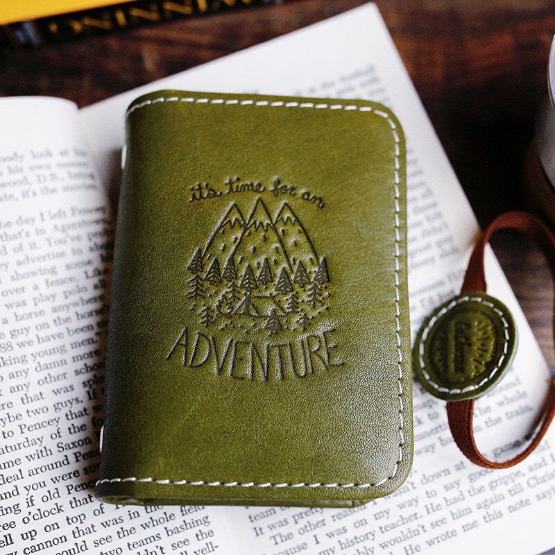 迷你m5活页手账本旅行记事本小面包真皮平摊手账本a7a6a5日程本子