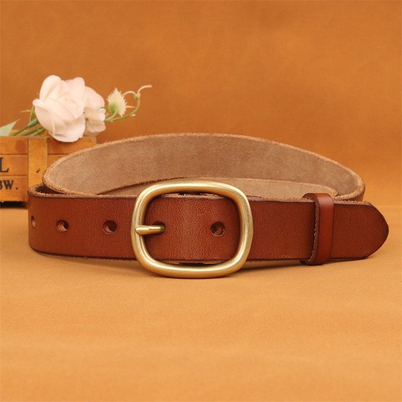 皮带女真皮纯头层牛皮休闲百搭复古针扣腰带细配裙子装饰简约裤带,服饰配件/皮带/帽子/围巾,腰带/皮带/腰链,淘宝优惠券,粉丝福利购,淘宝优惠卷