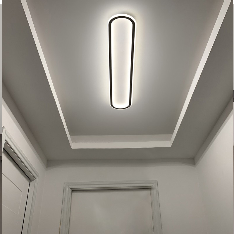 走廊灯过道灯长条形led吸顶灯具现代简约阳台灯衣帽间厨房卫生间