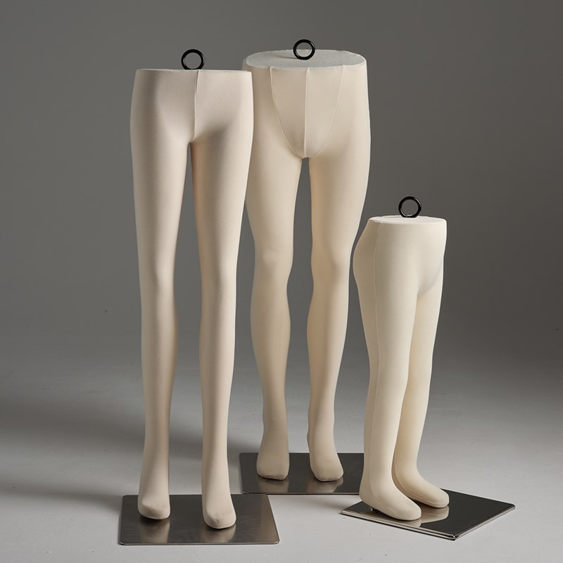 2023新款服装道具模特男女裤模腿模男女儿童下半身亲子橱窗展示架