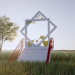 L6Y 大型工艺雕塑景区拍照打卡网红月亮桥农庄露营地美陈装饰景