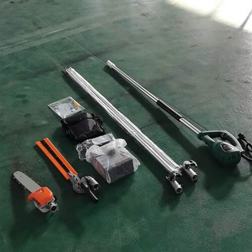 户外工作园林高枝锯 139F四冲程汽油高枝油锯 48V锂电高枝修剪锯