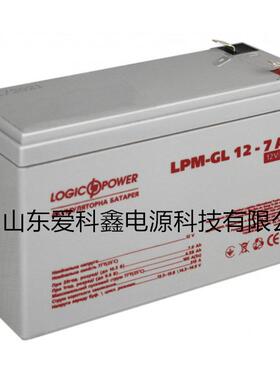 Logicpower蓄电池 LPM-GL12V-9AH 应急电源电池12V9AH