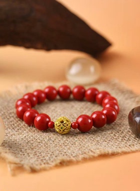 Resonarth「当红状态」朱砂红色手串新年走马当红氛围感佩戴