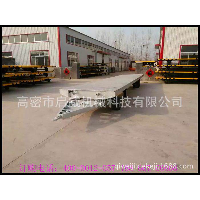 厂家货源15吨镀锌平板拖车整车热镀锌厂家供应