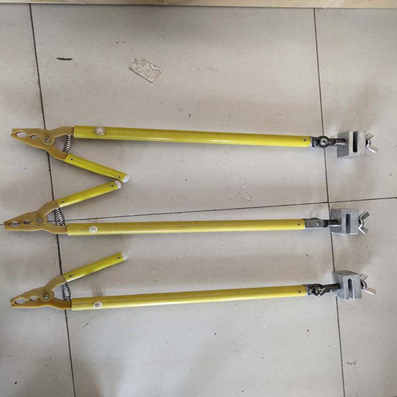 带电作业多方位支撑杆耐高压导线操作杆多用途可伸缩跳线固定架