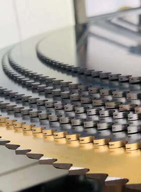 HSS高速钢M42仿形锯切圆锯机锯片在线定尺锯切飞锯400*3.5*200T