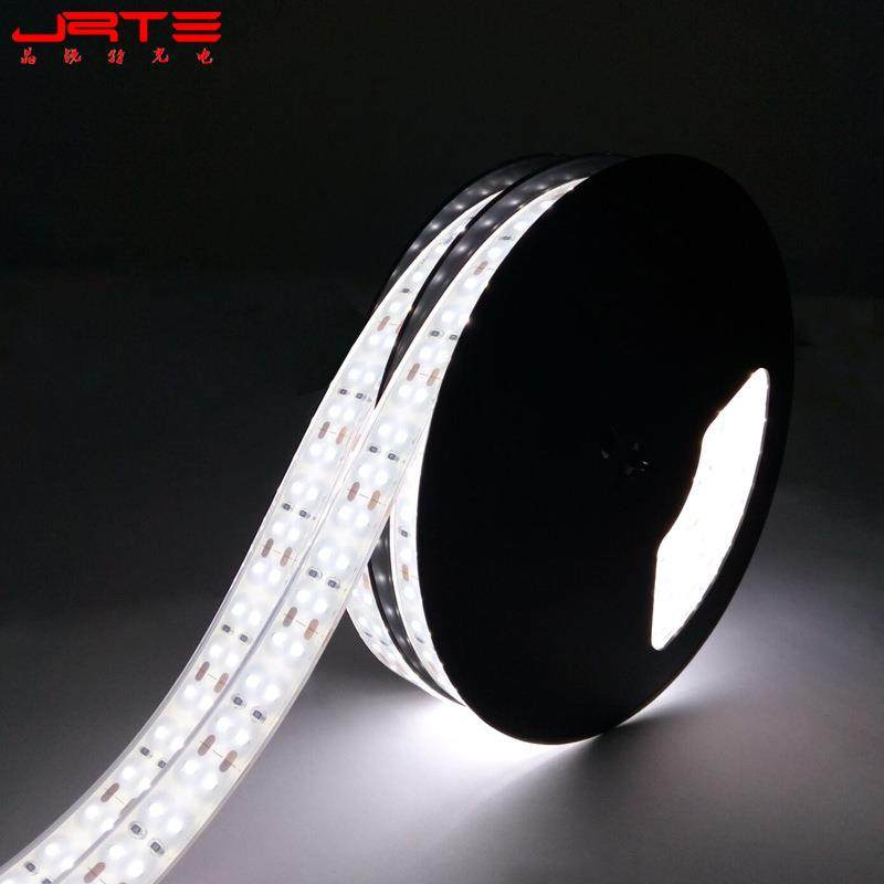 挤胶防水LED软灯带 24V 3014灯珠180灯17MM宽双排高亮汽车LED灯条