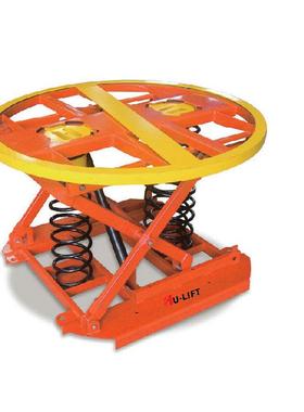 弹簧自动平衡型固定平台 生产厂家 圆形 虎力 升降台 HC2000