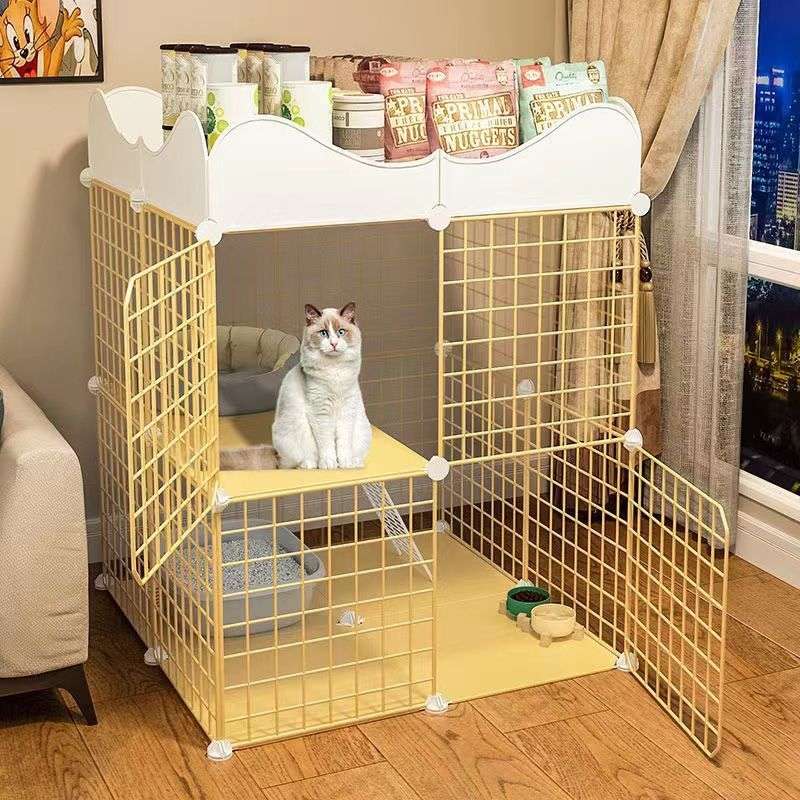 猫笼子家用室内超大自由空间小型幼猫猫屋两层不占地非带厕所一体