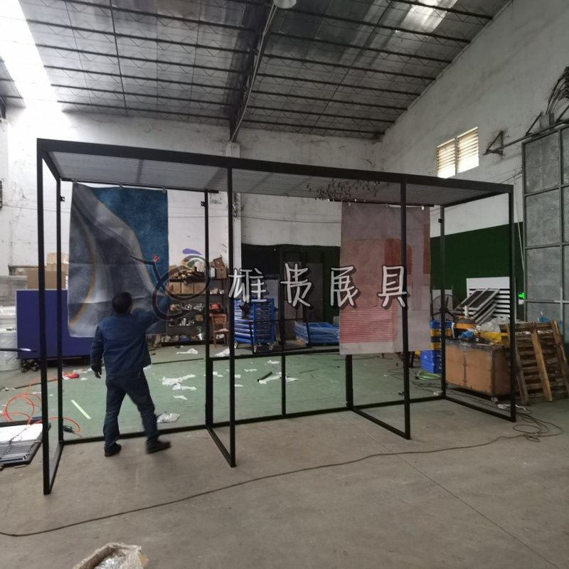 布料样品架地毯架子毯子翻页架毛毯展示架商店地毯挂架
