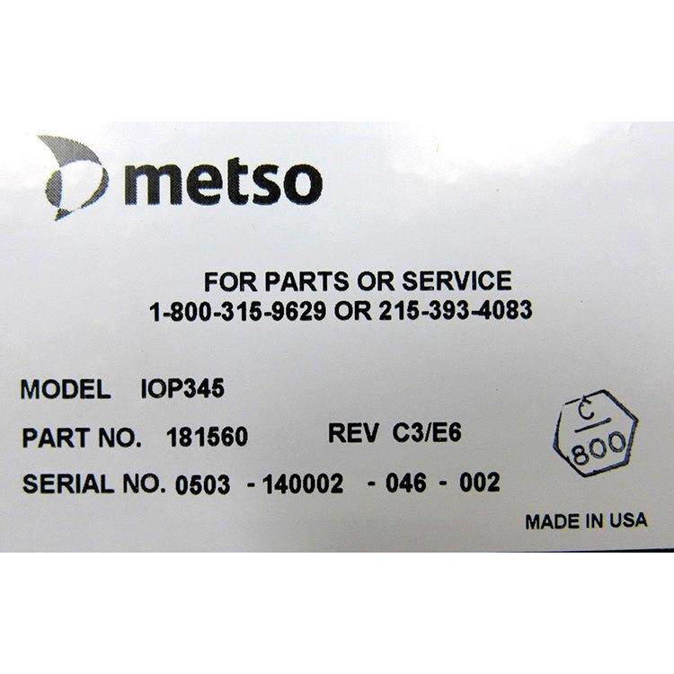 芬兰MESTO机笼底板IOP382