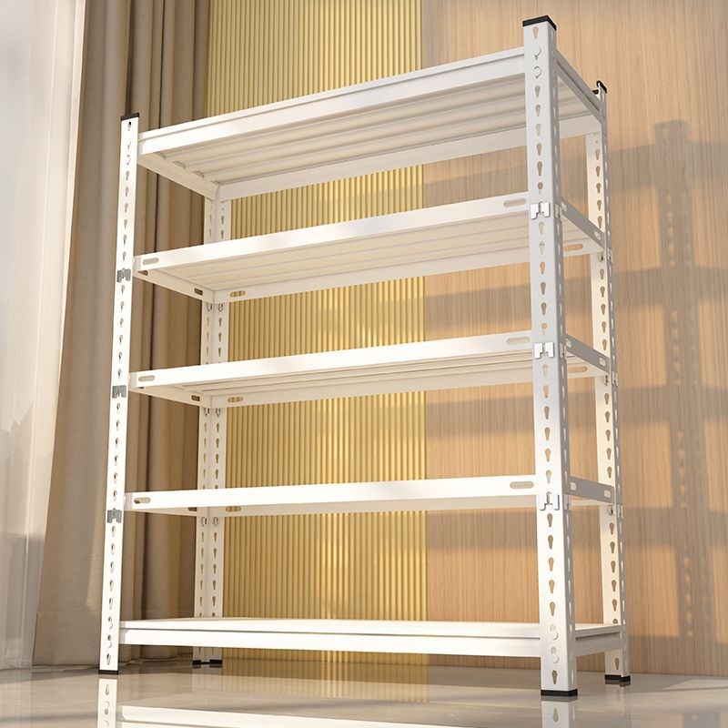 货架置物架落地多层仓库角钢万能角铁超市储物架收纳架展示铁架子