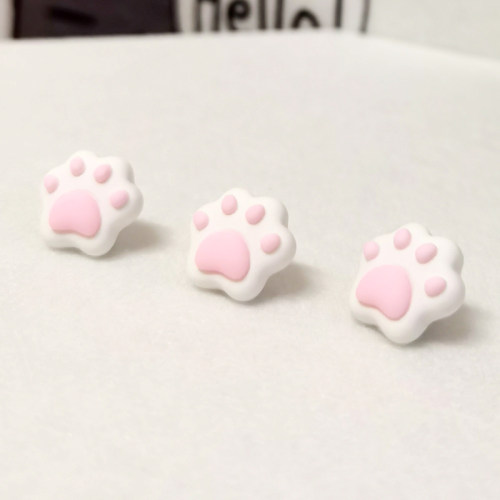 可爱猫爪图钉毛毡软木板专用扎钉按钉粉嫩猫爪熊爪10枚展板工字钉