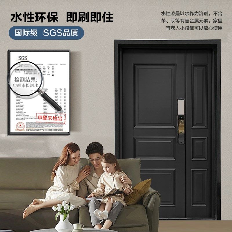 入户门防漆盗门铁门大门改色换色翻新专用自喷自刷水性金属漆油漆,基础建材,金属漆,淘宝优惠券,粉丝福利购,淘宝优惠卷