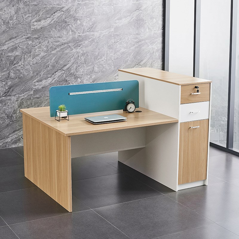 员工位卡座办公桌椅组合简约现代4人位屏风办公桌职员财务桌子