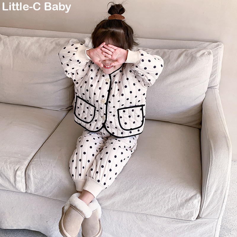 秋冬基础必入~韩国儿童2023秋冬新款棉服棉裤套装男女童宝宝棉衣,童装/婴儿装/亲子装,家居服套装,淘宝优惠券,粉丝福利购,淘宝优惠卷