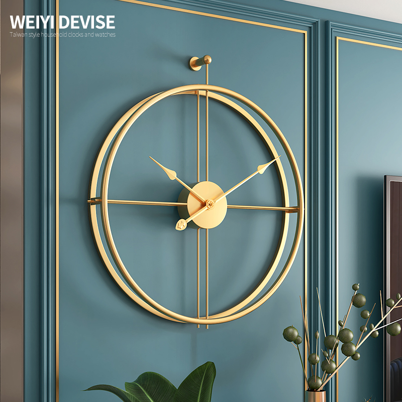 北欧钟表客厅个性创意家用挂钟时尚现代简约大气时钟艺术轻奢挂表