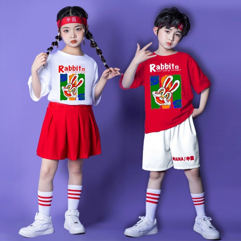 新款儿童啦啦队演出服幼儿舞蹈表演中国少年小学生运动会啦啦操服,童装/婴儿装/亲子装,儿童演出服,淘宝优惠券,粉丝福利购,淘宝优惠卷