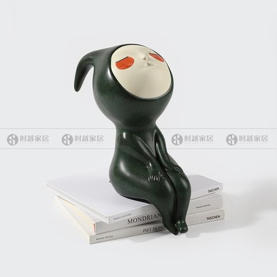 现代简约可爱卡通造型摆件家居客厅电视样板房儿童房玄关软装饰品