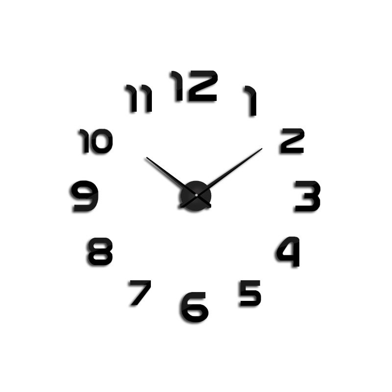 时尚简约客厅DIY挂钟墙贴钟3D 创意挂钟家居装饰品,家居饰品,挂钟,淘宝优惠券,粉丝福利购,淘宝优惠卷