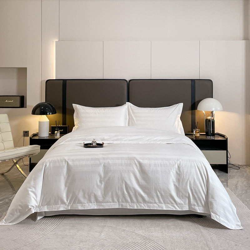 酒店风四件套床上用品被套床单被褥一整套宾馆民宿床品枕芯八件套